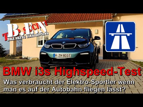 Mit dem BMW i3s auf der Autobahn mit HÖCHSTGESCHWINDIGKEIT oder auf dem Highway ist die Hölle los 😁