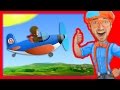 Airplane Song for Kids | Blippi Nursery Rhymes