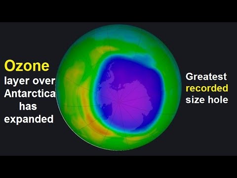 The ozone layer over Antarctica has expanded to one of its greatest recorded sizes | Ozone Hole