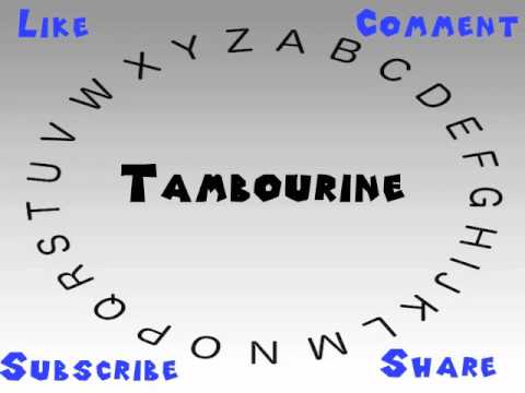 How to Say or Pronounce Tambourine