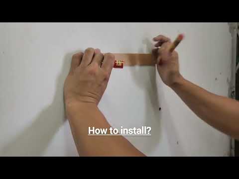 How to Install (Hanging type)House Number Plate