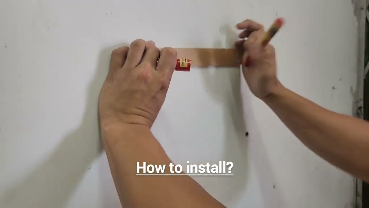 How to Install (Hanging Type) House Number Plate
