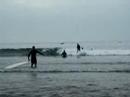 Early Morning Surfing at Malibu, CA
