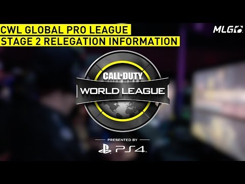 CWL Global Pro league Stage 2 Relegation Preview