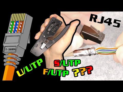 Patchkabel an RJ45 Stecker Crimpen | Cat5e - 1000Mbit/s #LanKabel