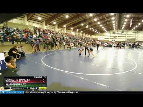 75 Lbs Quarterfinal - Kamryn Brumley, Betterman Elite Wrestling Vs Charlotte Zimmerer, Black Fox W