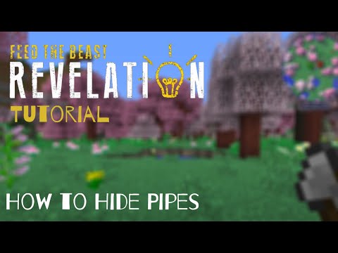How to Hide Pipes in FTB Revelation