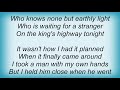 Joe Henry - King's Highway Lyrics