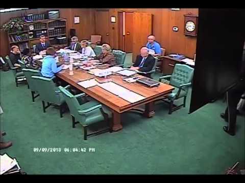 Work Session September 9, 2013