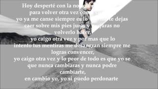 YO CAIGO OTRA VEZ (LETRA)-REGULO CARO