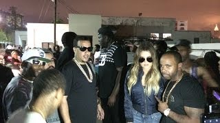 French Montana Party at Compound ATL with Khloe Kardashian