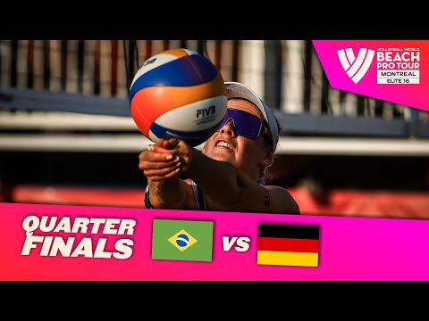 Carol/Rebecca vs. Müller/Tillmann - Quarter Final Highlights | Montreal 2025 #BeachProTour