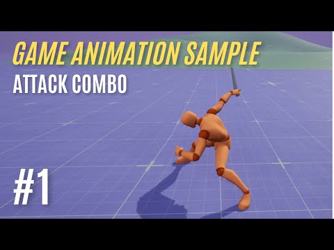 UE5 Game Animation Sample #1 - Melee Attack Combo #1