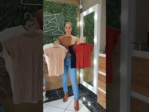 Tricô Modal Tamanho Único – Veste até G por R$44,00 em São Manuel