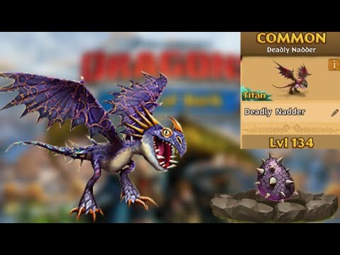 Deadly Nadder Max Level 134 Titan Mode - Common Dragon - Dragons:Rise of Berk