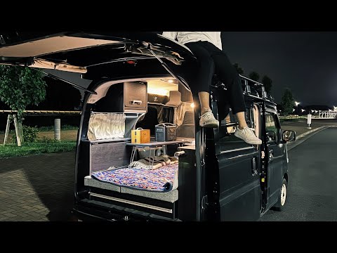 【van tour】I bought a very small camper  in Japan.