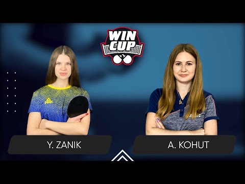 17:45 Yulianna Zanik - Alina Kohut West 4 WIN CUP 26.05.2024 | TABLE TENNIS WINCUP