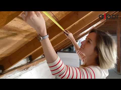 Insulation for roof extensions in the renovation sector for roofs with sheathing and tar paper.