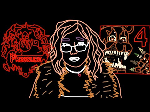 bedlam plays horror games (in a melodie cosplay)