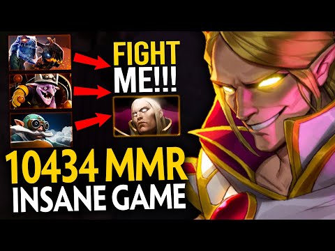 10434 MMR AVERAGE - ABSOLUTELY INSANE GAME | TOP 7 INVOKER vs TOP 4 TIMBERSAW MID