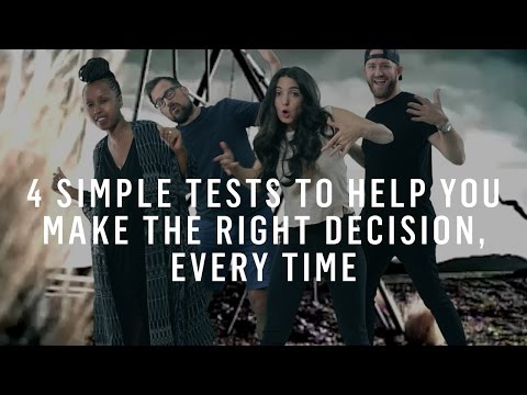 意思決定：正しい決断をするための4つの簡単なテスト (Decision Making: 4 Simple Tests To Help You Make The Right Decision)