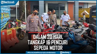 Hanya dalam 20 Hari, Polres Jepara Sudah Tangkap 16 Pencuri Sepeda Motor, Begini Cara Mereka Beraksi