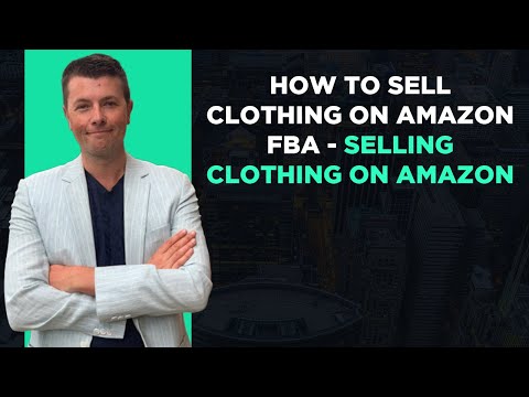 YouTube video about: How to sell clothes on amazon?