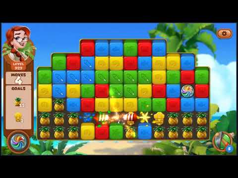 Lost Island Blast Adventure Level 929 - NO BOOSTERS 🏝️ | SKILLGAMING ✔️