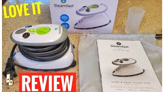 REVIEW  Steamfast SF-717 Mini Travel Steam Iron Dual Voltage HOW TO USE & SETUP