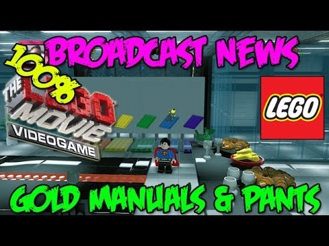 Broadcast News - Gold Manuals & Pants Locations (The Lego Movie Video Game) FREE PLAY