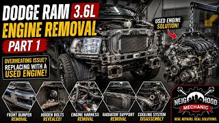 Dodge Ram 3.6 Overheating? Engine Removal Begins!