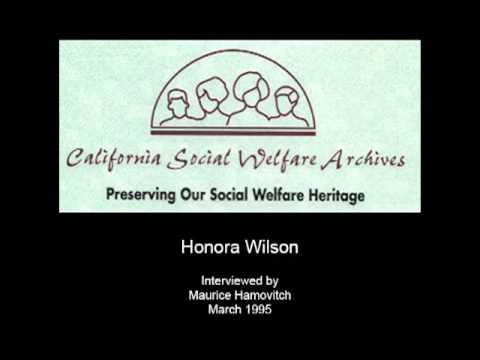 Wilson, Honora - Audio Oral History Interview - CSWA