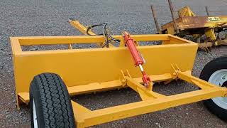 For Sale Used Box Blade with Wheels **SOLD**