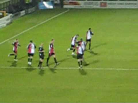 Woking 1-1 Rushden & Diamonds - Tom Denton Goal (09/12/08)