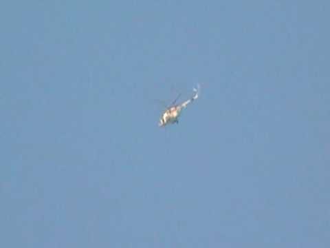 رصد كتيبة جند الله للطيران المروحي في سماء بلدة الست زينب في ريف دمشق