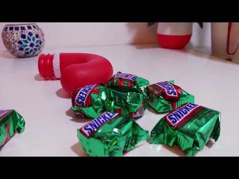 Snickers Minis Chocolate Toffee pack review |  lots of candies