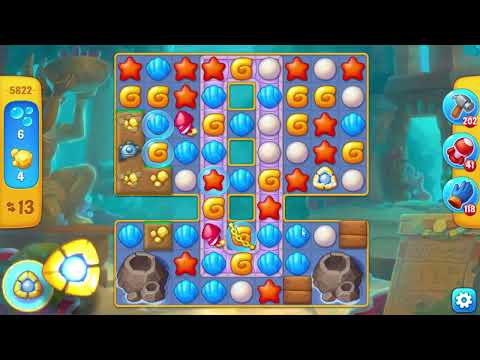 Fishdom 5822 Level - 17 moves - NO BooSTERS