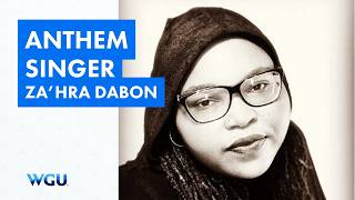 National Anthem by Za'hra Dabon, Morning Ceremony - WGU 2026 New Orleans Commencement