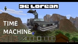 Epic Minecraft Back To the Future Delorean Time Machine Build!