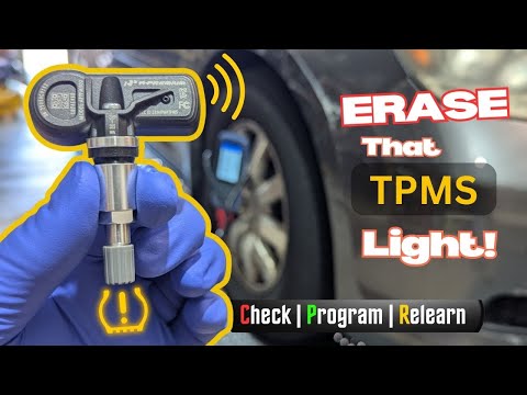 How to Replace, Program & Relearn TPMS Sensors - Honda + All Cars
