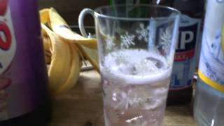 Summer lemonade and ice and vimto...