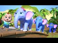 Baby Elephant Song Five Little Elephants Leo Nursery Rhymes Kids Songs