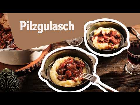 Vegetarisches Gulasch mit Pilzen – Rezept für ein einfaches Weihnachtsessen 🎄🍲| REWE Deine Küche