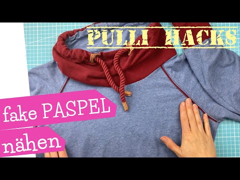 Fake Paspel nähen | Raglannähte hervorheben | Pulli Hacks | DIY Nähanleitung | mommymade