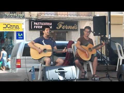 El Fill del Campoy en concert a Santa Mª de Palautordera (Lluís Campoy i Sergi Vacchina)