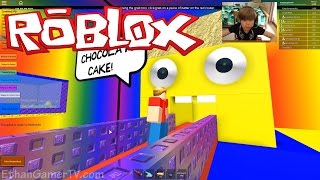 Make a Cake and Feed the Giant Noob | ROBLOX