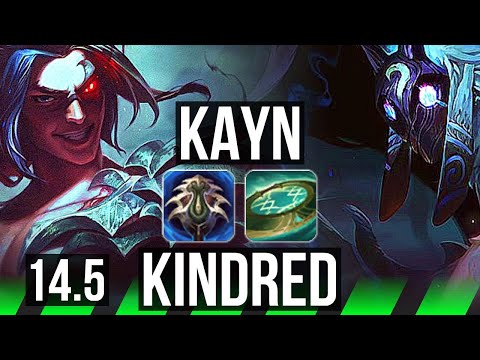 KAYN vs KINDRED (JNG) | 16/0/3, Rank 4 Kayn, 71% winrate, Legendary | EUW Challenger | 14.5