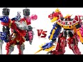 PowerRangers DinoSoul DX SoulKing Three Knights VS DinoForce DX TyrannoKing