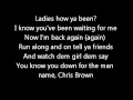 Chris Brown FT KMAC - Twitter (Lyrics on screen ...