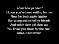 Chris Brown FT KMAC - Twitter (Lyrics on screen ...